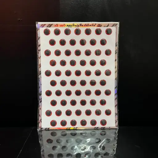 Puntos Resinados Rojos Efecto lija